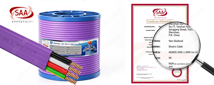 低煙無(wú)鹵扁平TPS電纜